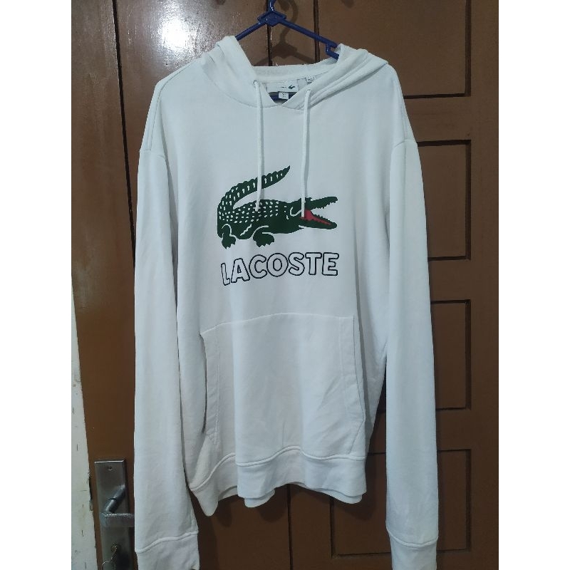Hoodie lacoste big logo