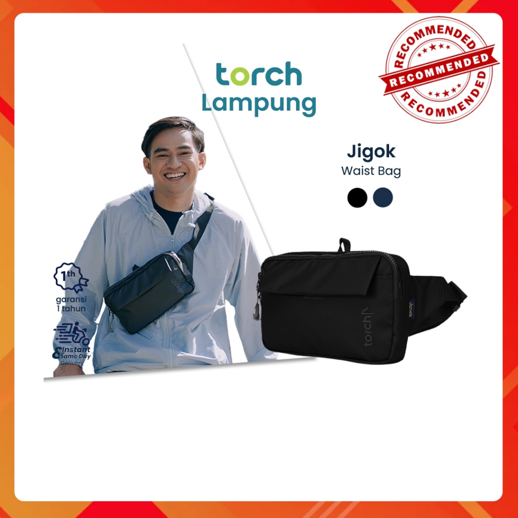 TORCH Jigok Tas Pinggang Selempang Ringan Anti Air Pria Wanita - Tas Pinggang