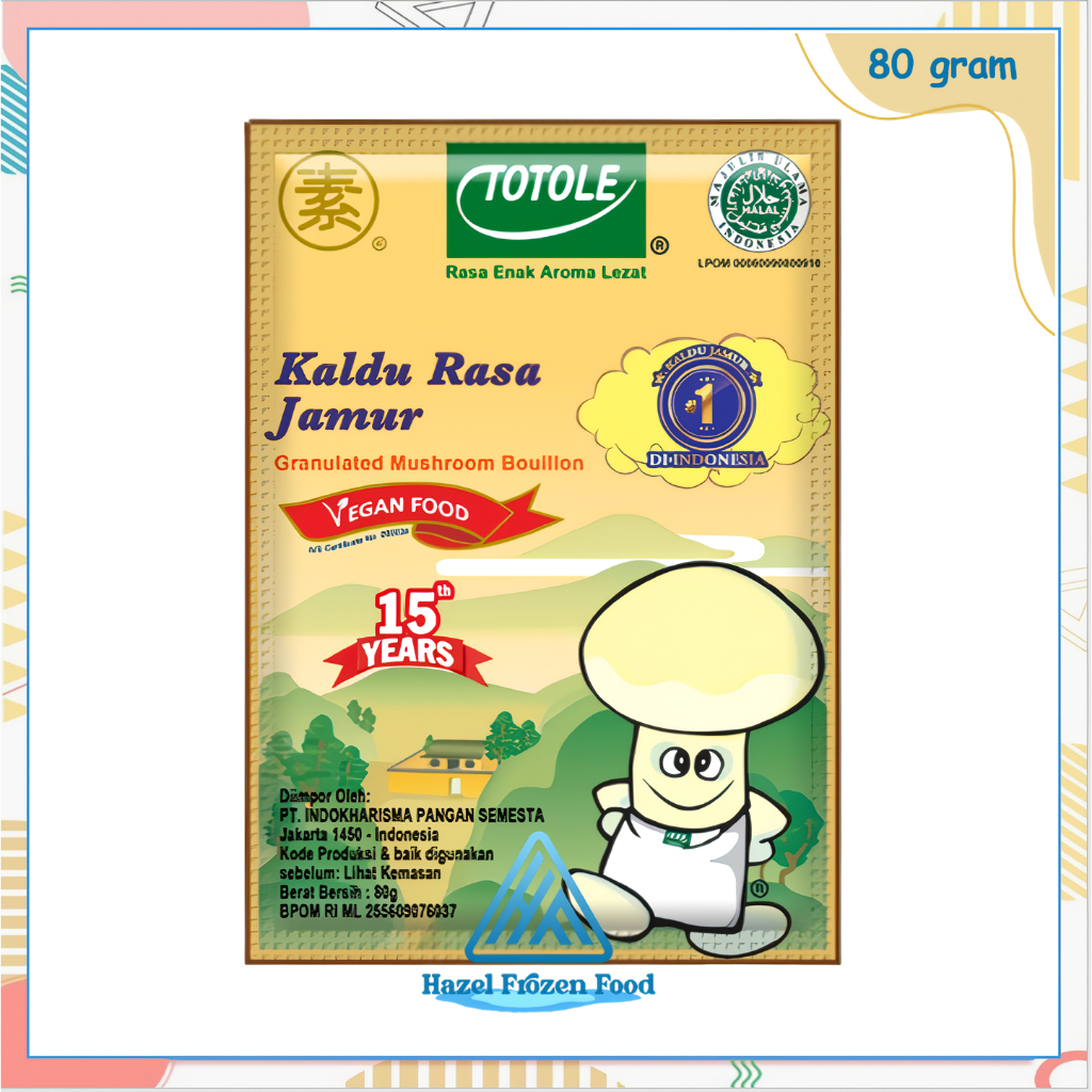 

Totole Kaldu Jamur 80 g Karawang