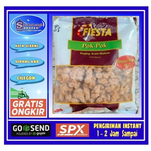 

Fiesta Pok Pok 500gr, Daging Ayam Olahan, Frozen Serang