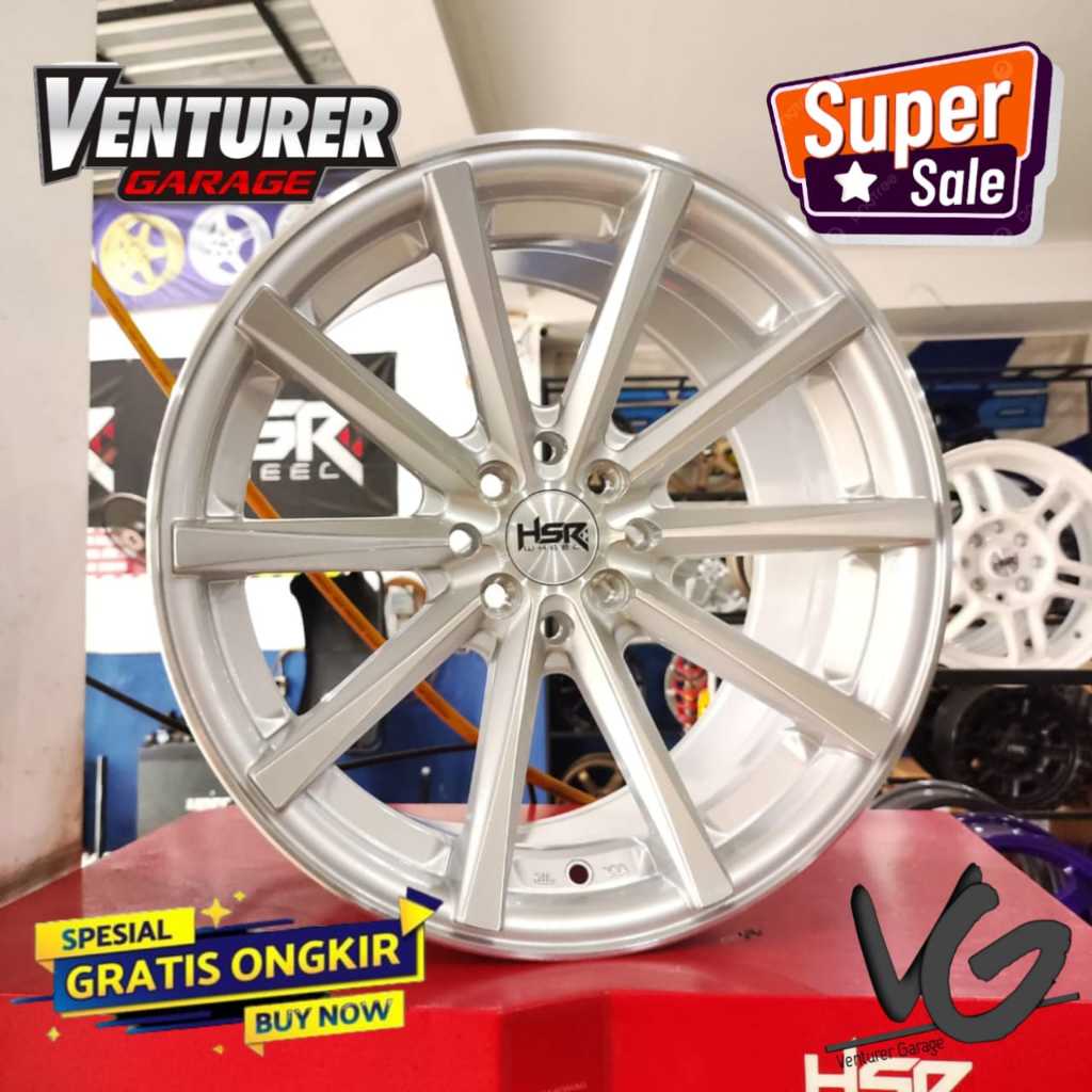 Velg celong ring 17 velg hsr whell hustler mobil yaris mobilio vios brio avanza kijang surabaya
