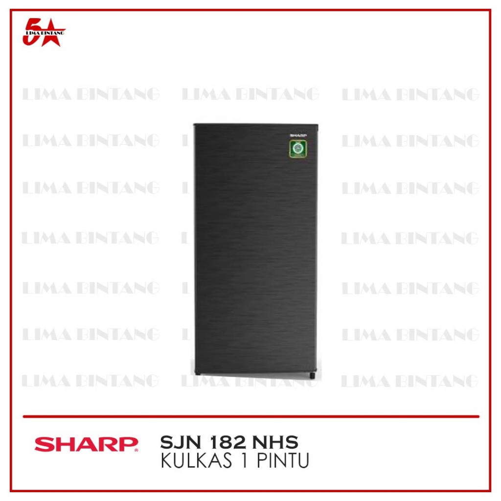 KULKAS 1 PINTU SHARP SJN182NHS SJN-182NHS SJN 182 NHS SILVER [BDG]