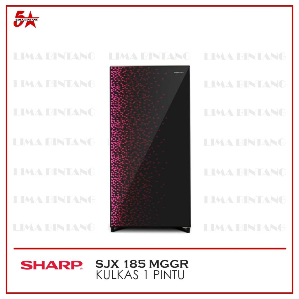KULKAS 1 PINTU 166 L SHARP SJ-X185MG-GB GR SJX185MG SJX 185 MG [BDG]