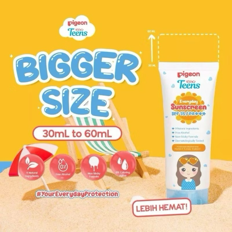 SUNSCREEN PIGEON/SUNSCREEN ANAK DAN REMAJA/PIGEON TEEN SUNSCREEN