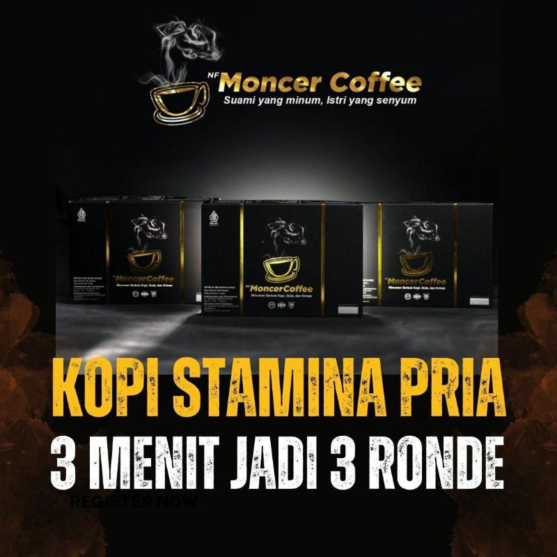 

Monceer Coffee Original Kopi Stamina Pria 100% Ampuh Minuman Penambah Stamina Luar Biasa BPOM HALAL