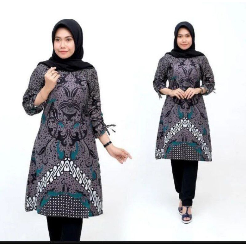 Tunik batik/Tunik batik murah/Tunik batik pekalongan/Tunik busui 12 motif