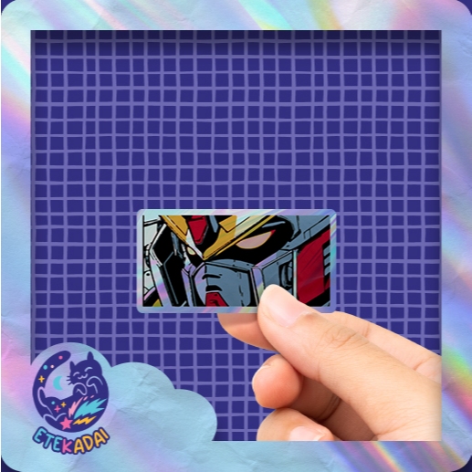 

Stiker Hologram Anime Gundam - Gundam Eye