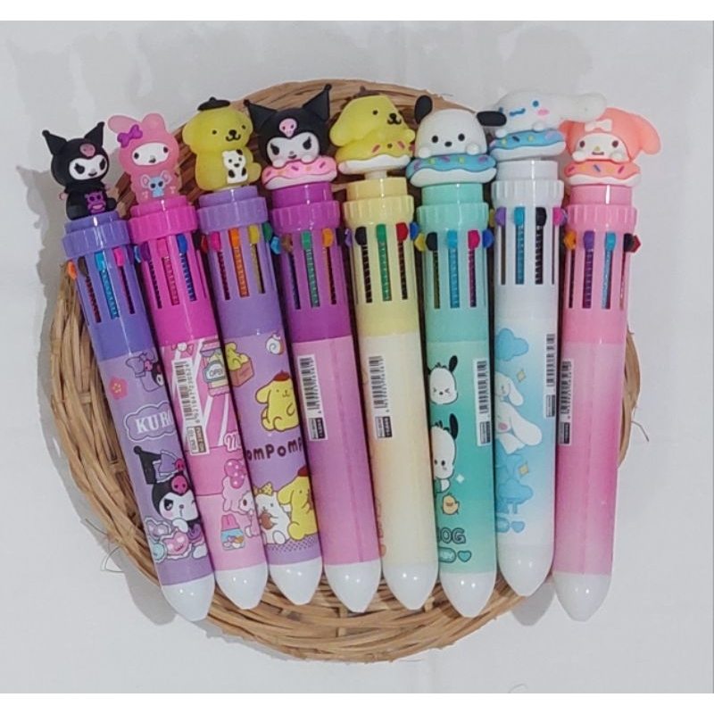

Pulpen Gel Karakter 10 Warna