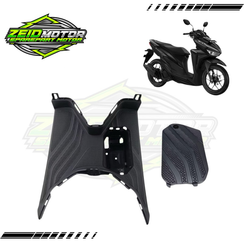 DEK PIJAKAN BORDER INJAKAN KAKI FULL SET TUTUP AKI MOTOR VARIO ALL NEW 125 VARIO 150 LED 2018 2019 2