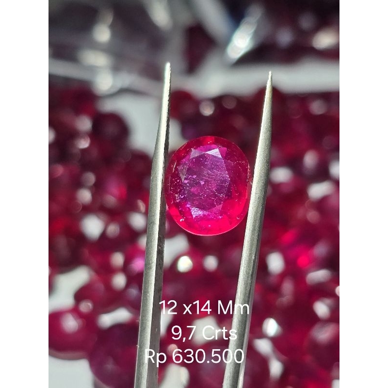 Real Pigeon  Blood Color  Mozambique Ruby Mohon Baca Deskripsi