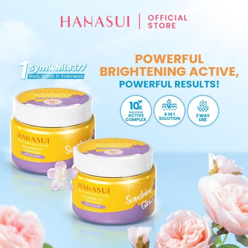 Hanasui body scrub Sunshine glow