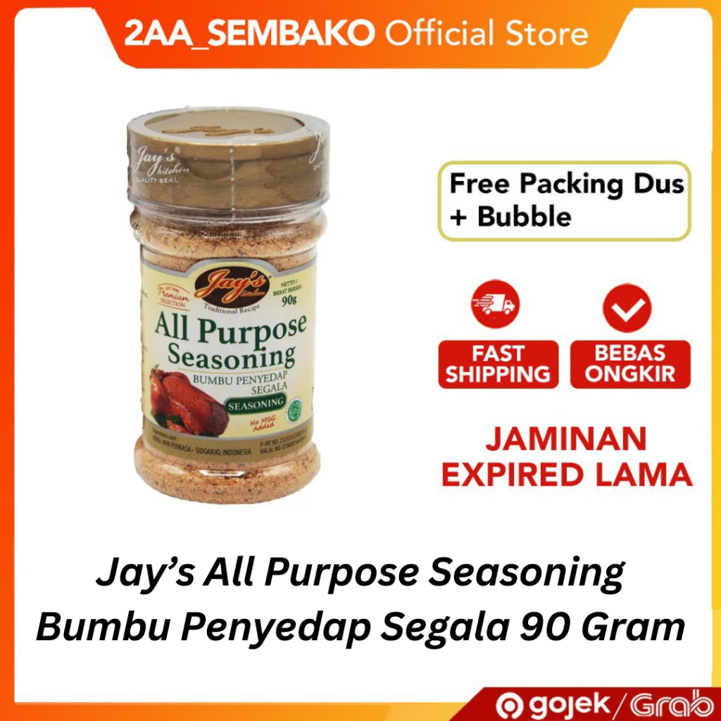 

Jay’s All Purpose Seasoning Bumbu Penyedap Segala 90 Gram