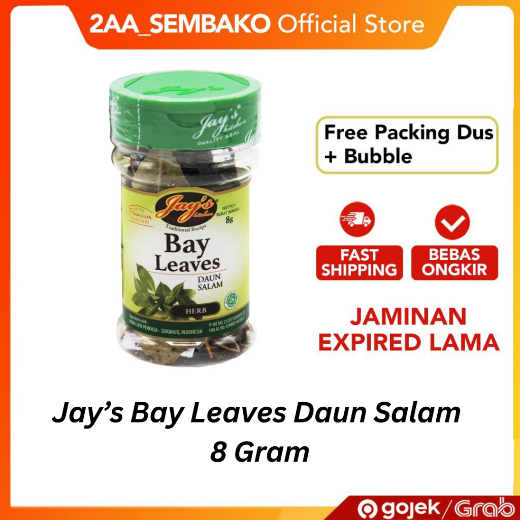 

Jay’s Bay Leaves Daun Salam 8 Gram