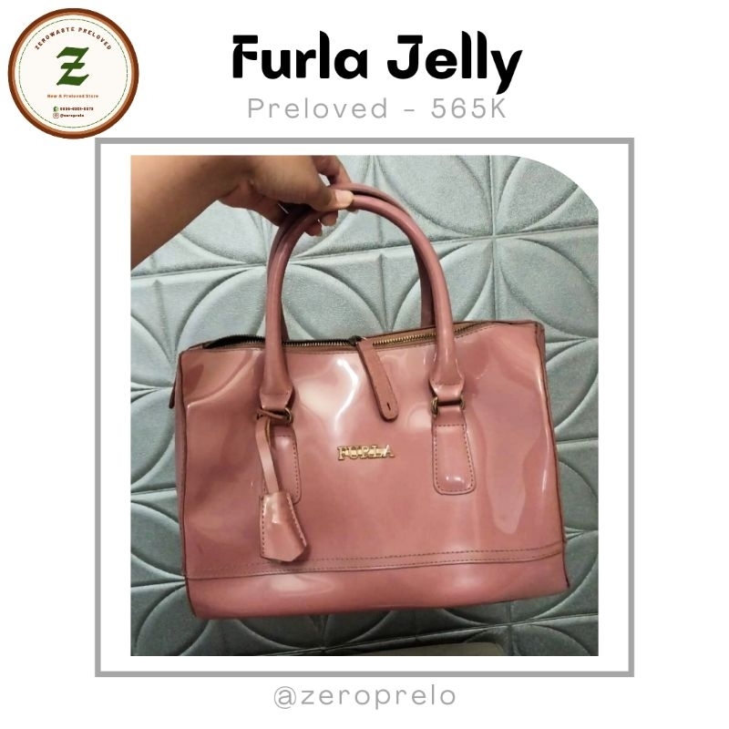 [Preloved] PM0181 - FURLA JELLY hand bag