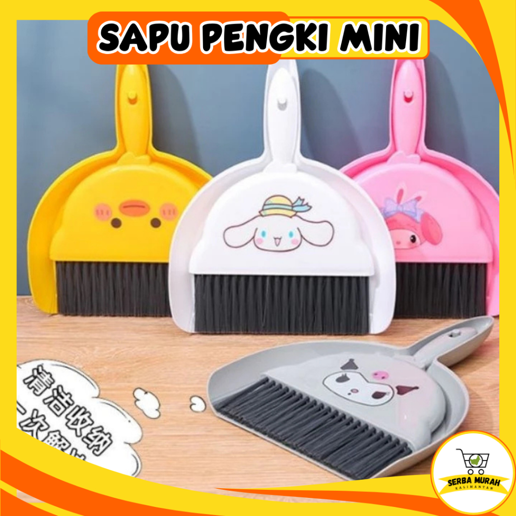 SAPU PENGKI MINI SANRIO | SAPU PENGKI MEJA | SAPU KEYBOARD MINI | SAPU PENGKI LACI |