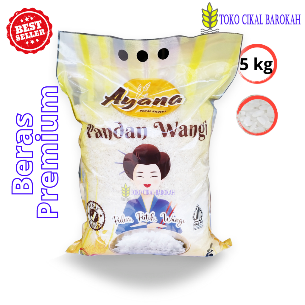 

Beras Ayana Pandan Wangi Premium 5 Kg