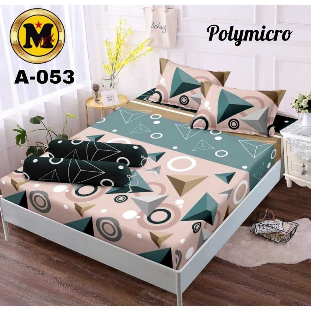 Sikat abis Sprei Kasur Set Sarung Bantal Dan Sarung Guling Motif Abstrak Viral UK 18 x 2 16x2 12x2 9