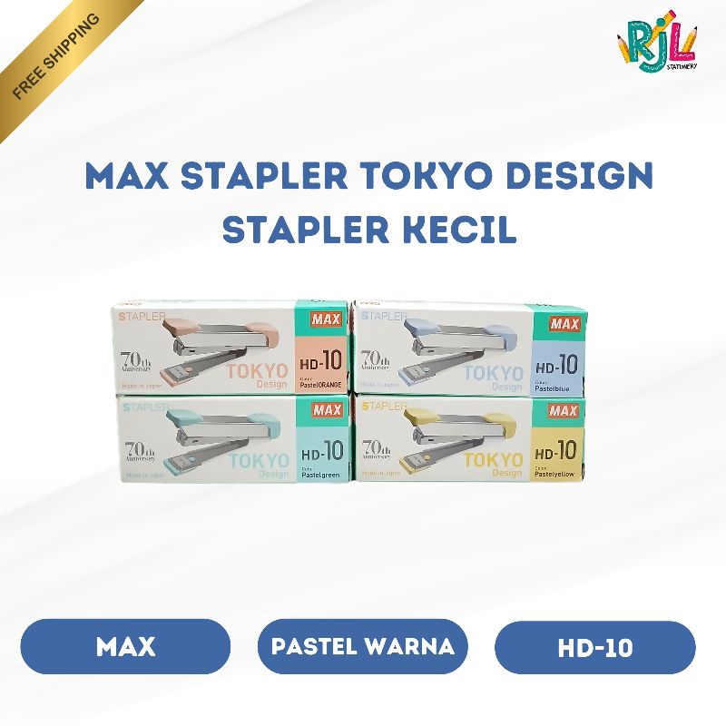 

Max Stapler Tokyo Design | Warna Pastel | Ukuran Kecil