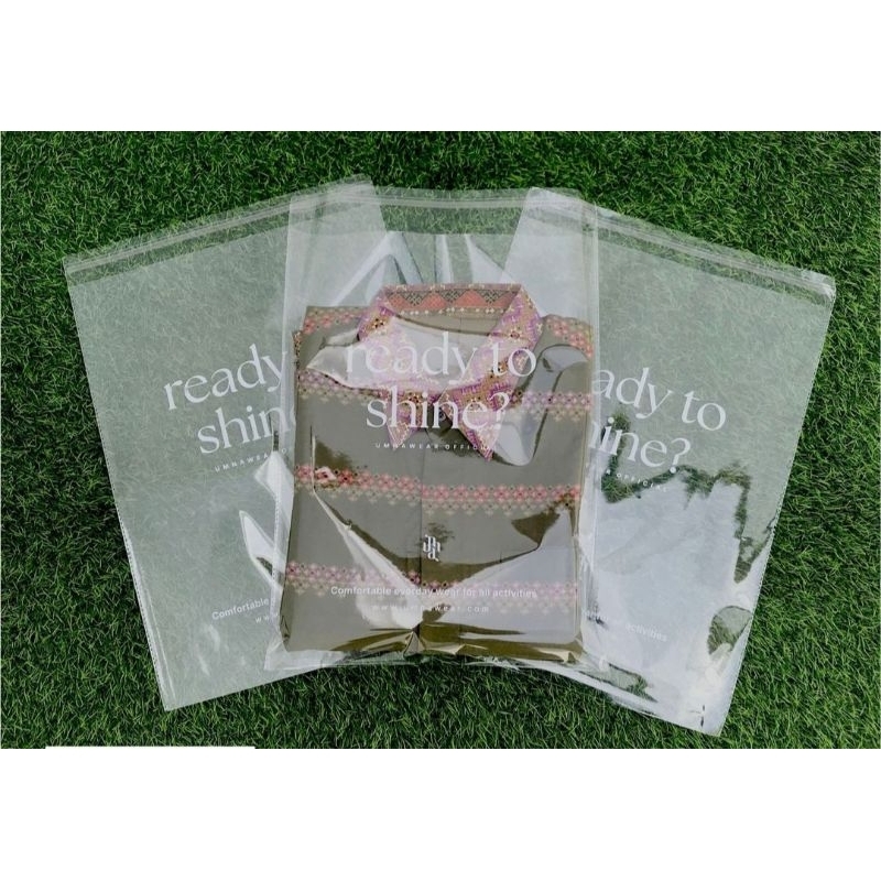 

sablon plastik murah 1 hari jadi OPP 25x35 transparan/bening