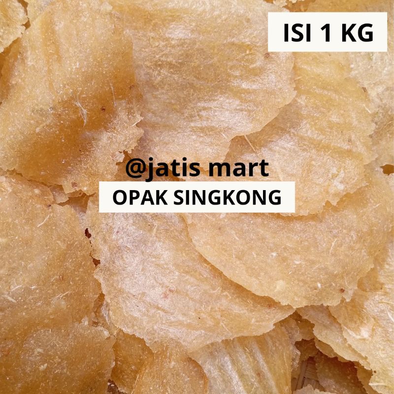 

Opak singkong 1 kg rasa asin gurih cemilan snack dari singkong