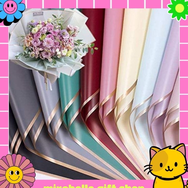 

Lagi Dicari Mirabelle 1 PACK 2 LEMBAR Cellophane Kertas Buket Murah MOTIF 4