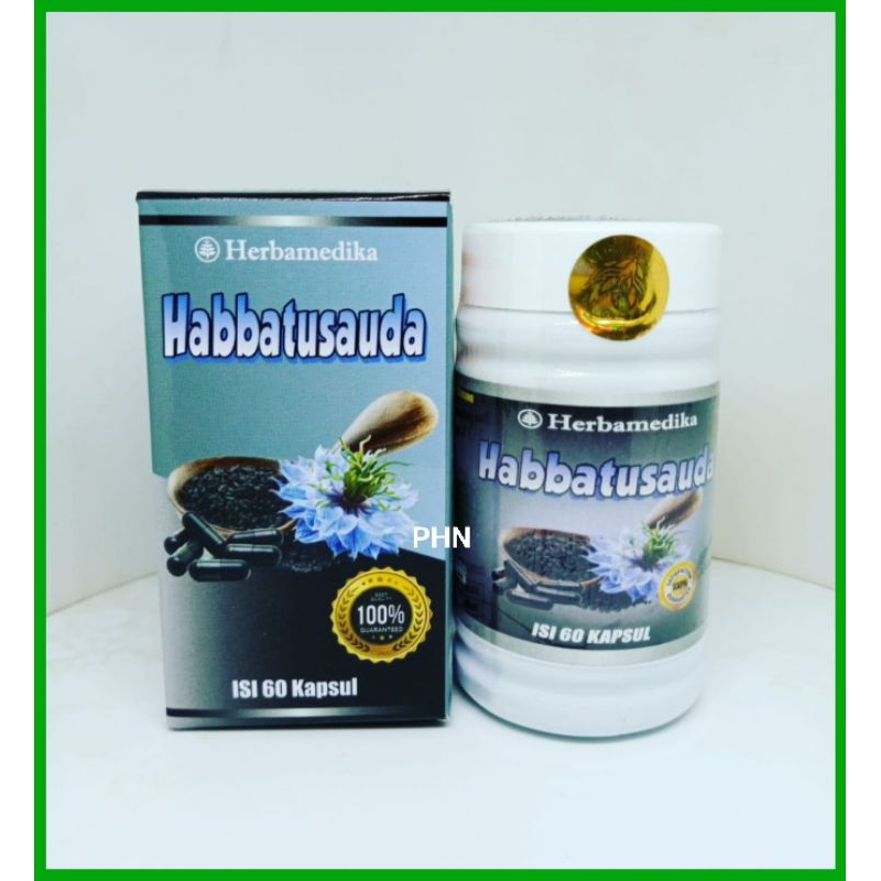 herbal habbatussauda herbamedika isi 60 kapsul