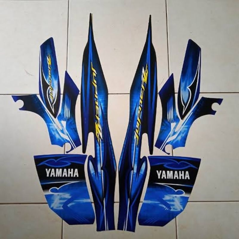 Striping List Body Yamaha Jupiter Z/Jupiter Z Burhan Biru Hitam