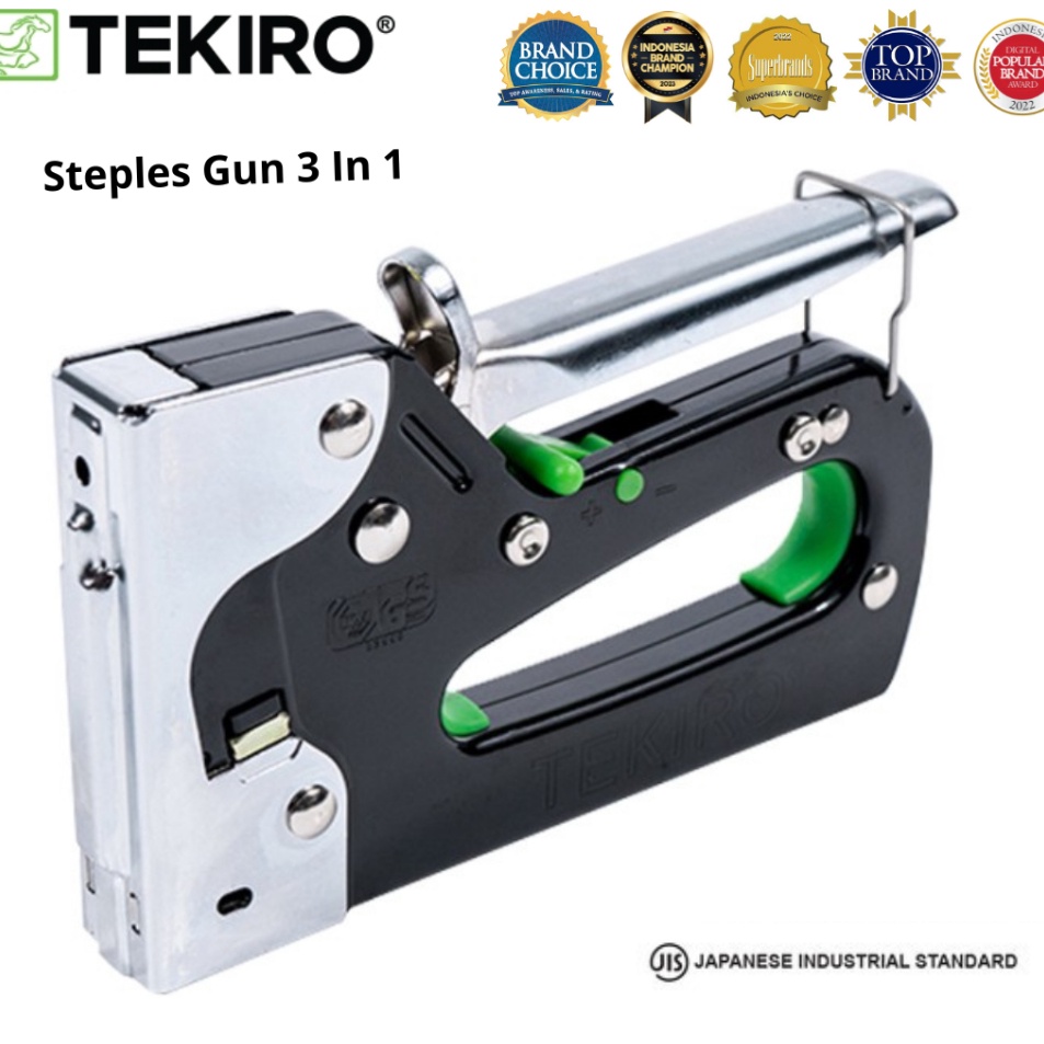 

Baru Kekinian Tekiro Steples Gun Tembak 3 In 1 Alat Tembak Jepret JEPRETAN 3IN1 STAPLE STAPLER STAPLES GUN TACKE