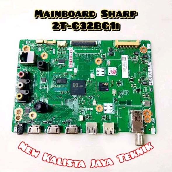 MAINBOARD TV SHARP 2T C32BG1I ORIGINAL QPWBXG985WJN1 MB SHARP 32BG1I MOTHERBOARD TV 2t c32bg1i MB C3