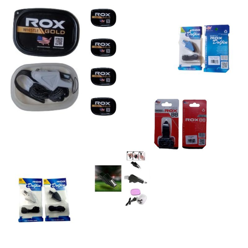 Peluit Wasit Rox / Pluit Wasit Sepakbola Futsal Bulutangkis Bola Voli Bola Basket / Perlengkapan Was