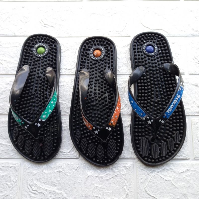 sandal jepit trekkers rematik sandal refleksi kesehatan