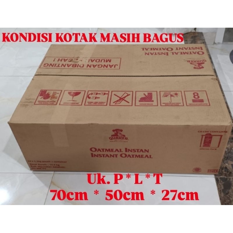 

KOTAK KARDUS BESAR KARTON TEBAL BOX PACKING (KONDISI KOTAK BAGUS LIKE NEW)