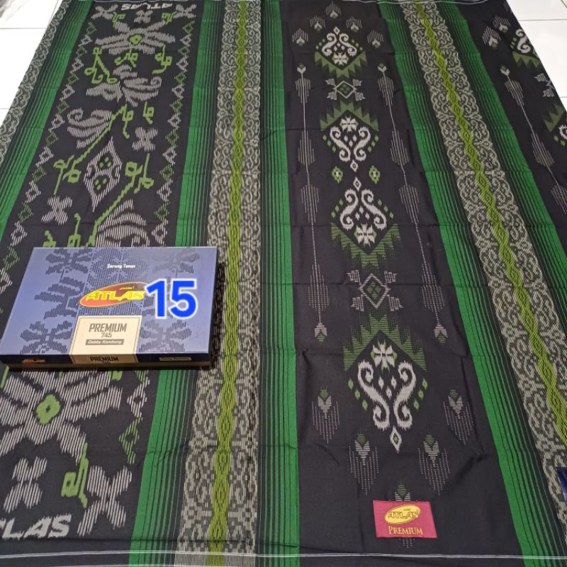 Sarung Atlas Premium 745 Motif Dobby Kembang Original Atlas