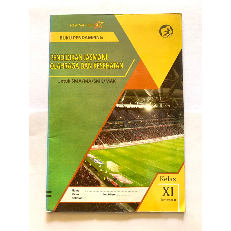 Buku LKS Penjaskes PJOK SMA / MA Kelas 10, 11, 12 (Edisi Terbaru)