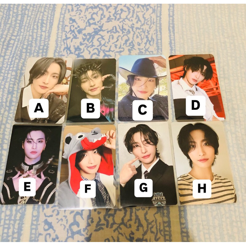 Photocards aab Seonghwa ATEEZ (pc album & pob)