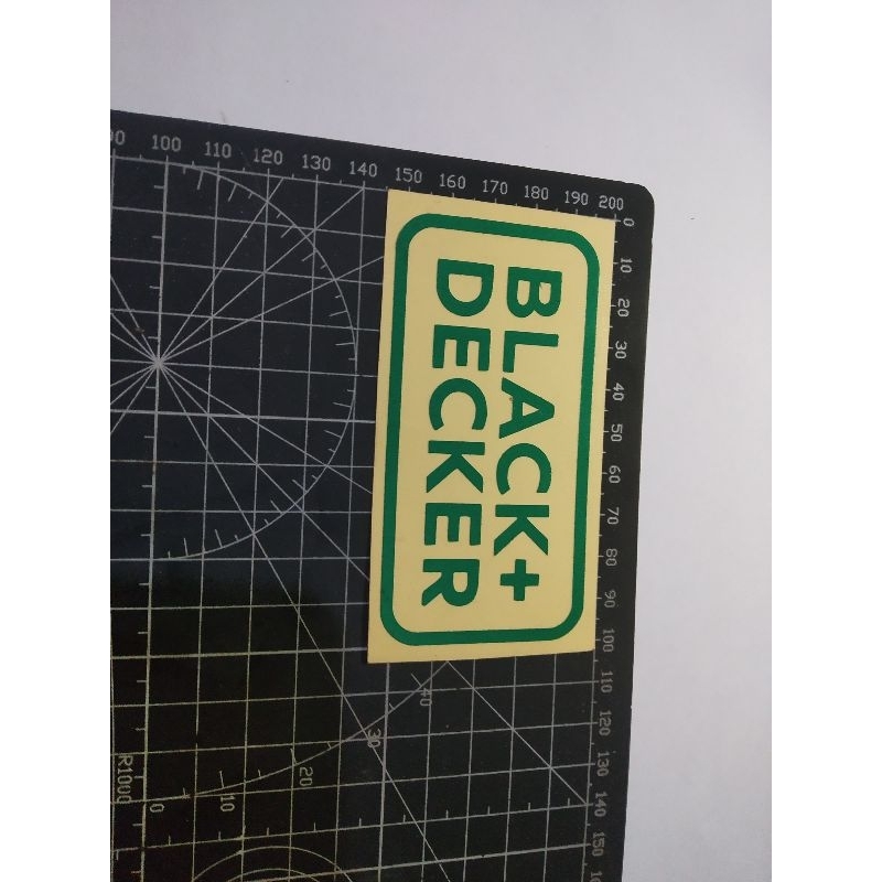 

stiker cutting black decker