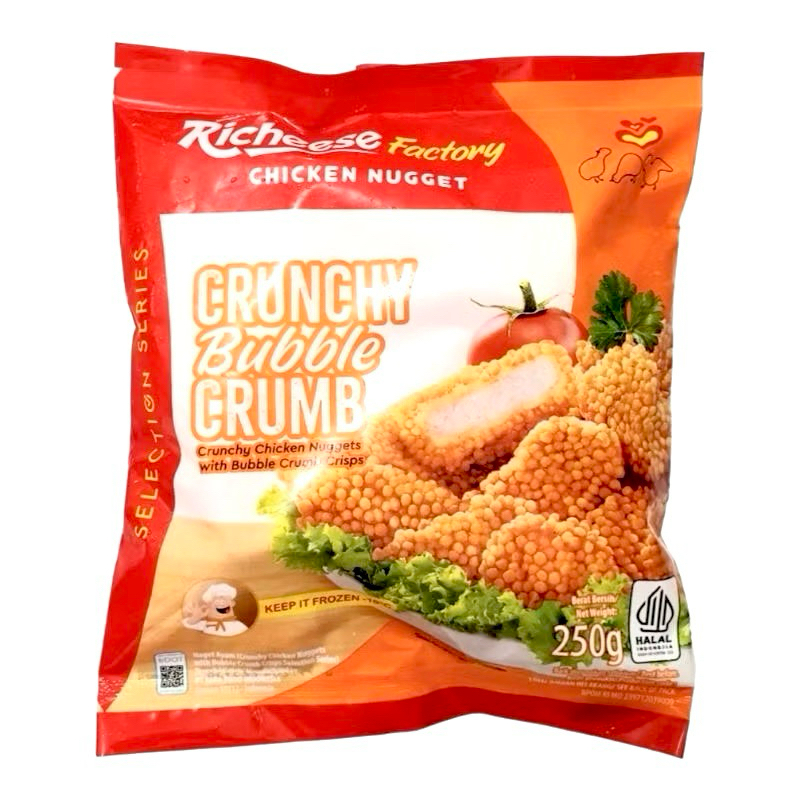 

Richeese Chicken Nugget Crunchy Bubble Crumb 250g | 125g
