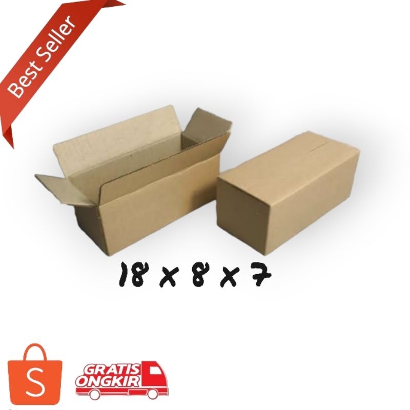 

box uk.18x8x7, Kardus Packing - Karton Box Dus Packaging Polos Murah/kardus kotak polos /kardus kotak ulang tahun /kardus grosir/karton/kardus murah/kardus kotak kecil /kardus kotak hampers