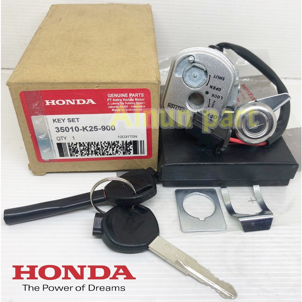 Set Kunci Kontak Assy Jok Motor Beat FI Tahun 2012-2016 Kode K25