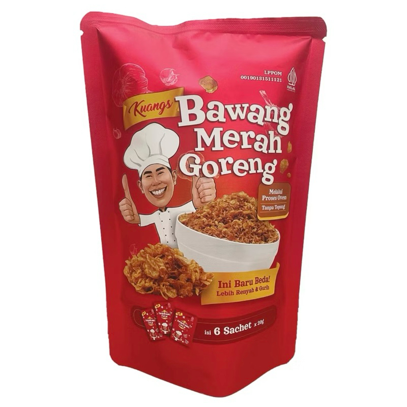 

Kuangs Bawang Merah Goreng 20g x 6 Sachet