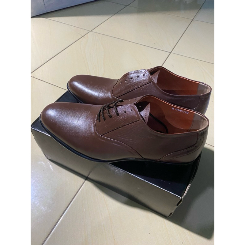 Sepatu kulit Aldo Brue Brown