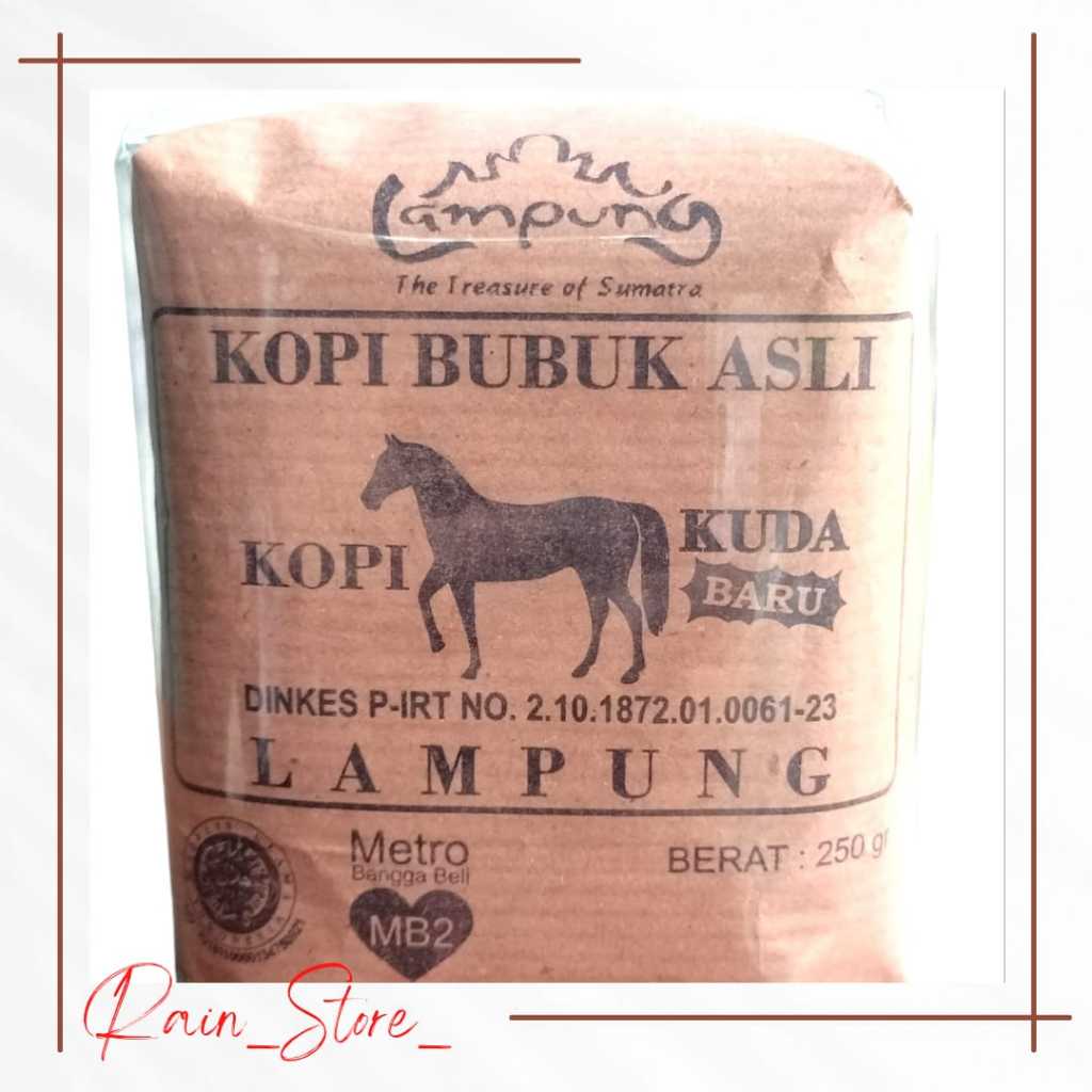 

Kopi Cap Kuda Baru - Kopi Robusta Asli Lampung - Kopi Khas Lampung Original