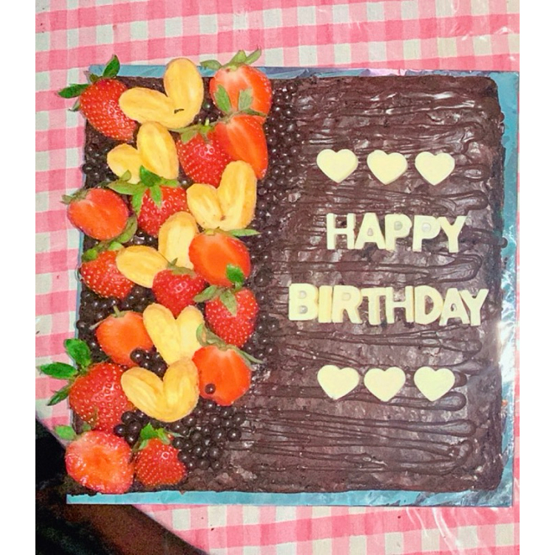 

Brownies Panggang custom ukuran 20X20cm |SAMEDAY ONLY