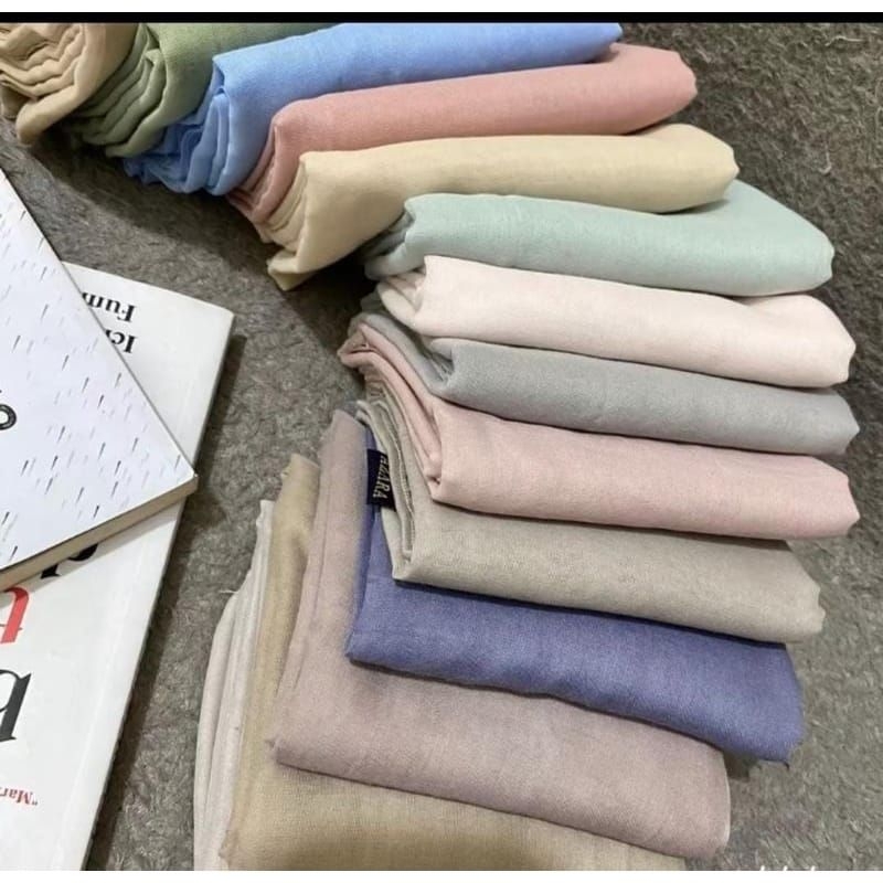 MDM - Jilbab segi empat polos// kerudung Paris Jadul // Kerudung Segi empat Polos