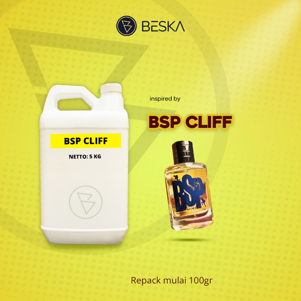 BSP CLIFF REPACK BIBIT PARFUM MURNI - BESKA GROSIR