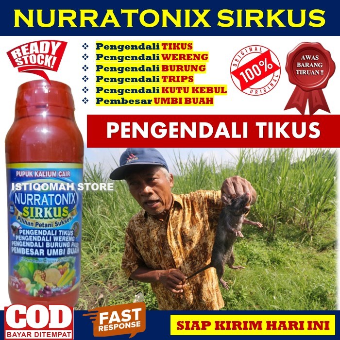 PROMO COD NURRATONIX SIRKUS 500ml Pengendali Tikus - Obat Semprot Pengusir Tikus Ampuh - Obat Tikus 