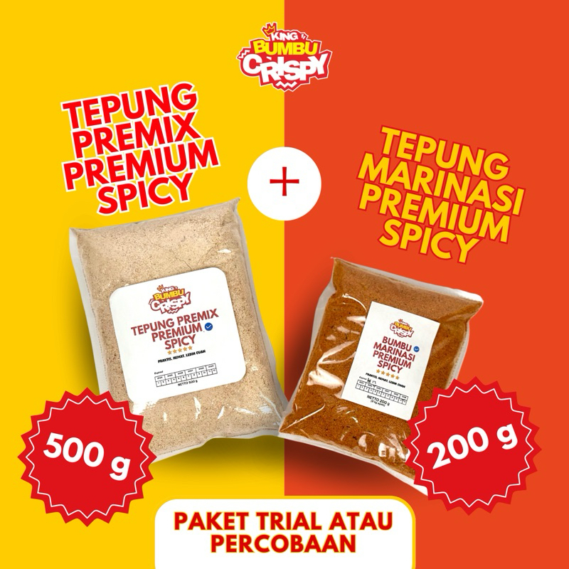 

Paket Percobaan Tepung Premix Spicy & Marinasi Spicy