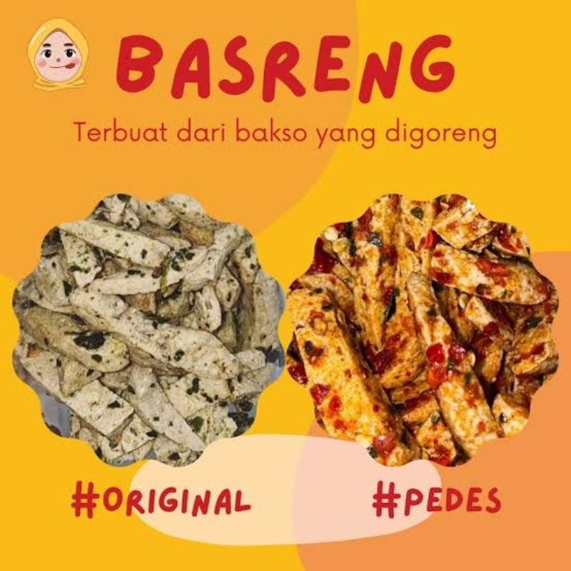 

Basreng pedas daun jeruk dan ORI 500gram