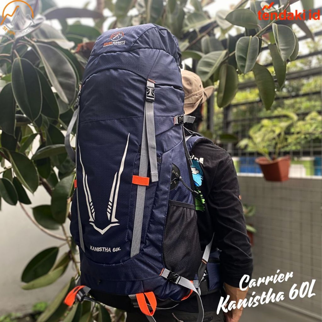 Carrier 60 Liter Kanistha Seven Summits | Carier 60 Liter Tas Backpack Tas Gunung Pria | Ransel Gunu