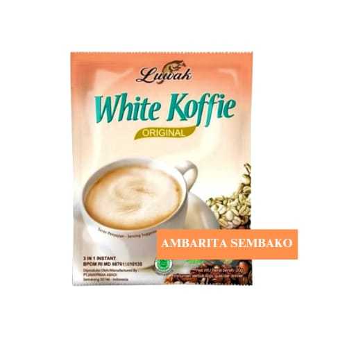 

KOPI LUWAK WHITE KOFFIE ORIGINAL 10x20GR